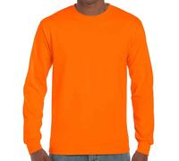 Gildan Ultra Cotton T-Shirt Manica Lunga Crew Neck Jersey Cotone S-5XL