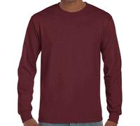 Gildan Ultra Cotton T-Shirt Manica Lunga Crew Neck Jersey Cotone S-5XL