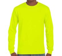 Gildan Ultra Cotton T-Shirt Manica Lunga Crew Neck Jersey Cotone S-5XL