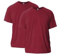 Gildan Ultra Cotton-T-Shirt per Adulti, Ciliegio Antico (Confezione da 2), XL (Pacco da 2) Uomo