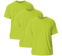 Gildan Ultra Cotton T-Shirt, Style G2000, Multipack, Sicurezza, Verde (Confezione da 3), M (Pacco da 3) Unisex-Adulto