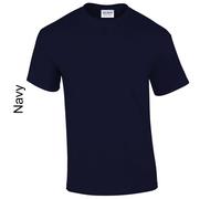 Gildan Uomo Cotone Pesante Adulto T-Shirt Tinta Unita Manica Corta Multi Pack