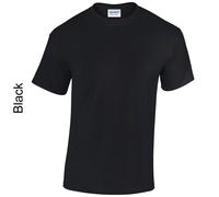 Gildan Uomo Cotone Pesante Adulto T-Shirt Tinta Unita Manica Corta Multi Pack