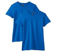 Gildan Women's Softstyle Cotton T-Shirt, Style G64000L, 2-Pack, Royal, X-Large