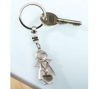 GILDE 50992, Portachiavi con Angelo Custode, Color Argento