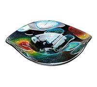 GILDE GLAS art Ciotola - Tavolo - Ciotola in vetro - Decorazione soggiorno D 45 cm