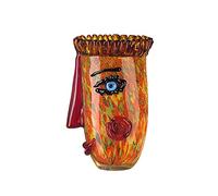GILDE GLAS art Vaso decorativo - Vaso viso - Decorazione moderna - Vaso di design - H 30 cm