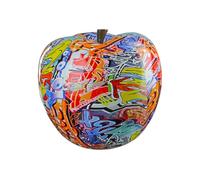 Gilde Poly Apfel Street Art Figurine Decorative, Multicolore, Único