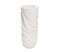 GILDE Portavaso XXL Crush - Magnesia - Rotondo - Crema Opaca Strutturata - Altezza 90 cm x Ø 36 cm -