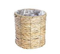 GILDE Set di 2 vasi Jelena in erba marina - colore naturale - altezza 35 cm - Ø 33 cm - vasi decorativi