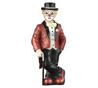 GILDE clown piccola statuetta decorativa e pezzo da collezione di Pfiffikus in confezione regalo di alta qualità - figura decorativa accessorio regalo - fatto a mano - altezza 15 cm