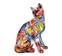 Casablanca modernes Design GILDE - Statuetta decorativa a forma di gatto pop-art, regalo per donne, altezza: 29 cm