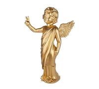 GILDE Statuetta Gloria, angelo dorato, altezza 50 cm | Motivo: angelo con occhiali da sole, in resina, decorazione per il soggiorno e come idea regalo