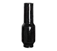 GILDE Vaso da pavimento Black Disco - Ceramica - Nero - Altezza 51 cm x Ø 16 cm - Vaso decorativo
