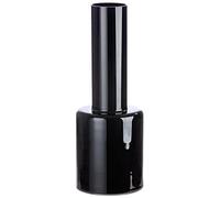 GILDE Vaso decorativo in vetro, decorazione per soggiorno, regalo per donne, compleanno, festa della mamma, colore nero lucido, altezza 50 cm