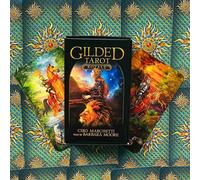Gilded Tarot Royale Mazzo Di Carte Ciro Marchetti Barbara Moore Llewellyn NUOVO