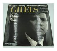 Gilels - Ormandy - Ormandy, Eugene Chopin LP CBS BRG72338 EX/EX 1965 Emil Gilels on piano