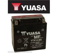 YTX14-BS BATTERIA ORIGINALE YUASA CON ACIDO KAWASAKI W 650 EJ650 2006