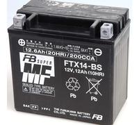 GILERA Nexus IE E3 125 2008-2012 BATTERIA FTX14-BS 12V/12,0AH