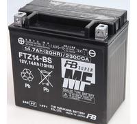 PIAGGIO Vespa GTS Super (M45200) 300 2008-2006 BATTERIA FTZ14BS 12V-14AH (YTX14H