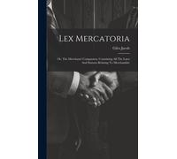 Giles Jacob Lex Mercatoria (Copertina rigida)