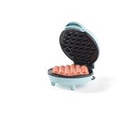 Giles & Posner Bubble Waffle Maker - Piastra di cottura da 18 cm, Rivestimento antiaderente privo di PFAS, Spie luminose Power/Ready, Dolce/Salato, Facile da pulire, 600W, Sorbet Blue
