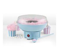Giles & Posner Candy Floss Maker - Macchina per Zucchero Filato, Stile Retrò da Luna Park, per Bambini, Feste, Casa, Snack Divertenti, Portatile, Include Bastoncini di Zucchero Filato, Blu