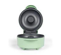 Giles & Posner Doughnut Maker - Single Large Donut Machine, PFAS-Free Non-Stick Coating, Easy Clean, 12.5 cm Plate Size, Indicator Lights, Sweet Treats, Cool Touhc Handle, Sorbet Green, 550 W