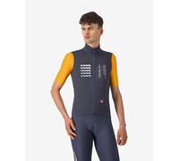 Gilet a vento Castelli Espresso R-A/D blu scuro - M