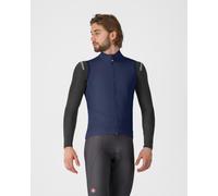 Gilet a vento Castelli Perfetto Air Rosso Corsa blu notte - XXL