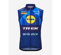 Gilet a vento Lidl-Trek 2026 Fan Line blu - Taglio Slim - S