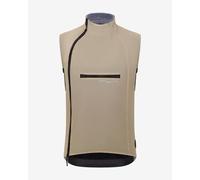 Gilet a vento Santini Alpha Insulated beige nero - L