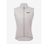 Gilet a vento Santini NBL bianco beige - XL