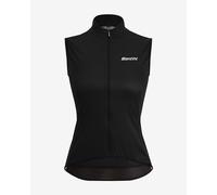 Gilet a vento Santini Nebula nero donna - Classic fit - S