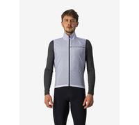 Gilet a vento sottile Castelli Squadra Stretch argento grigio scuro - 3XL