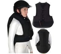 Gilet Airbag da Moto da Donna Gilet Airbag da Equitazione Equestre 0,1 Secondi per Attivare L'airbag, Black, L