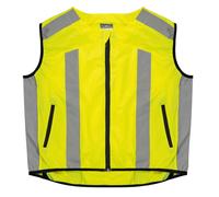 GILET ALTA VISIBILITA' LAMPA REFLEXY RIFLETTENTE PER MOTO GIALLO FLUORESCENTE