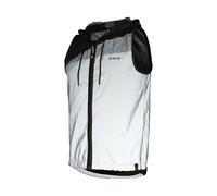 Gilet Alta Visibilità WOWOW Cross Hill con Cappuccio Riflettente Nero Fluorescente Taglia XXXL Invernale Estivo
