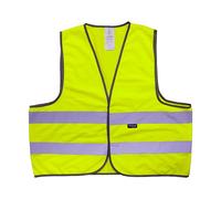 Gilet Alta Visibilità WOWOW Safety Jacket Giallo Taglia M con Bande Riflettenti CE EN20471