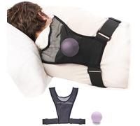 Gilet Anti Russamento Uomo | Dispositivo Antirussamento Uomo per Dormire sul Fianco | Con Sfera per Evitare la Posizione Supina | Dispositivo Apnea Notturna | Leggero, Regolabile | Anti Snoring Device