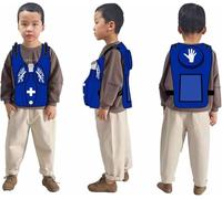 Gilet anti-soffocamento per ostruzione delle vie aeree, con colpo posteriore, spallacci regolabili e cintura in vita, funzionamento intuitivo, per il primo soccorso, N (taglia bambini)
