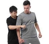 Gilet anti-taglio, indumenti protettivi dal taglio di livello 5, maniche corte di sicurezza resistenti ai tagli, for lavoratori nella produzione di metalli/legno/lavorazione/vetro(Gray1,M)