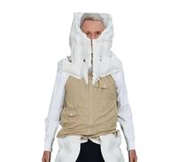 Gilet anticaduta con airbag per anziani con epilessia o cecità, gilet anticaduta intelligente con airbag per ciclismo L'APP visualizza l'utilizzo dei dati di esercizio,MenKhaki-3XL