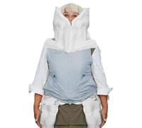 Gilet anticaduta con airbag per anziani con epilessia o cecità, gilet anticaduta intelligente con airbag per ciclismo L'APP visualizza l'utilizzo dei dati di esercizio,WomenBlueGrey-XL