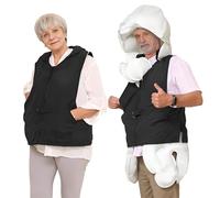 Gilet Anticaduta Con Airbag Per Anziani,giacca Con Airbagper Moto Con Monitoraggioremototramite APP,allarme/posizionamento/richiesta Aiuto,protezionecompleta a 270°,airbag Che Si Solleva In 0,08S