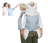 Gilet Anticaduta, Giacca con Airbag per Anziani, Abbigliamento Anticaduta Intelligente con App per Visualizzare i Dati di Allenamento per Uso Esterno per Epilettici,Bluefemale-S