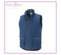 GILET ANTINFORTUNISTICA IMBOTTITO MONTREAUX BLU NAVY NERI SAFETY 421051