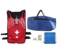 Gilet antisoffocamento, Gilet da allenamento for la manovra di Heimlich e la pacca sulla schiena for adulti e bambini, rosso(Adults)