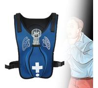 Gilet antisoffocamento, Gilet di addestramento for il primo soccorso Heimlich contro l'ostruzione delle vie aeree for adulti e bambini, multicolore(Blue)