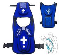 Gilet antisoffocamento, Giubbotto di addestramento for simulazione delle vie aeree con imbottitura posteriore, spallacci regolabili, cintura for il primo soccorso(Child)